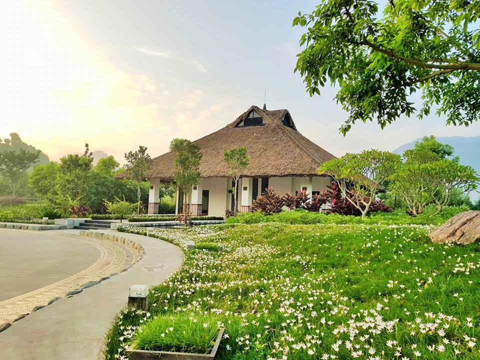 khuôn viên an lạc resort